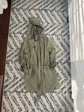 Staccato Olive Green Hooded Utility Jacket